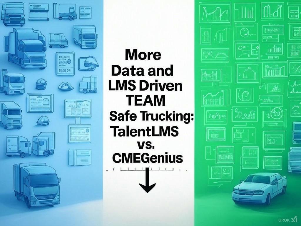 TEAM Safe Trucking TalentLMS vs. CMEGenius: Choosing the Best LMS for Specialized Training